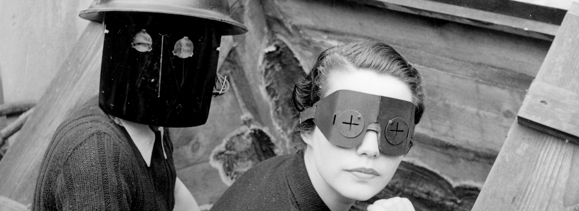 Lee Miller: Fire masks, London, 1941