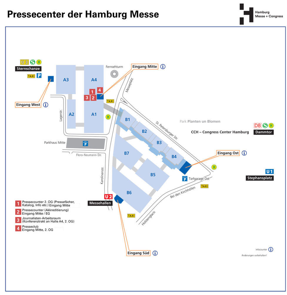 Hamburg Messe Pressecenter