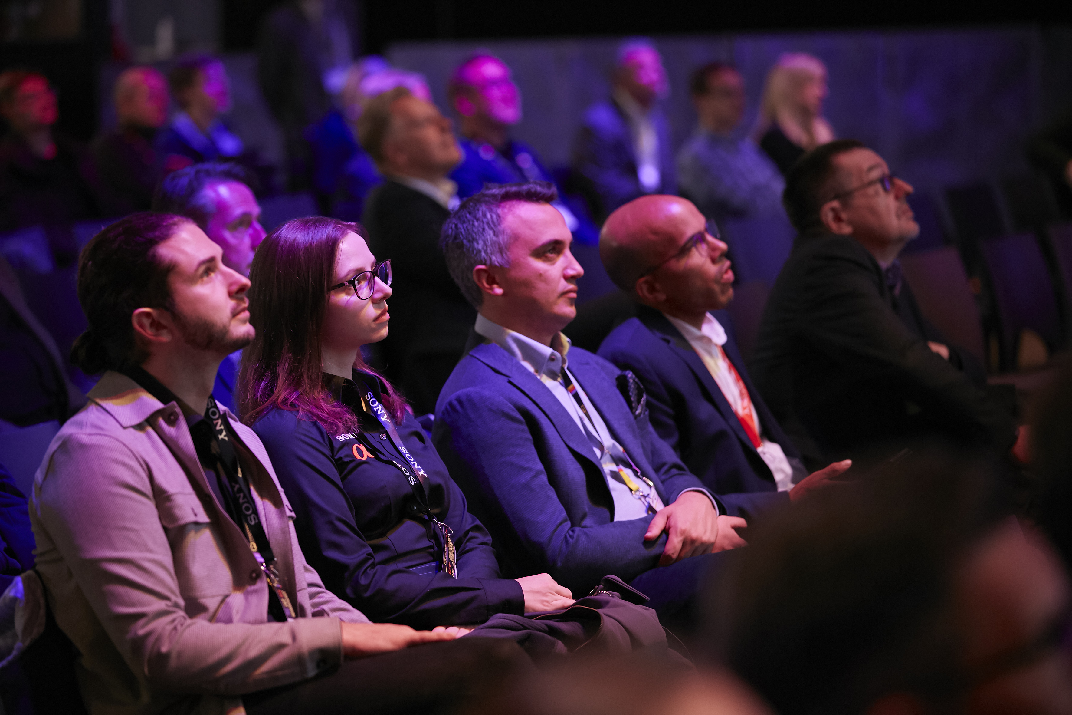 Audience sees stage